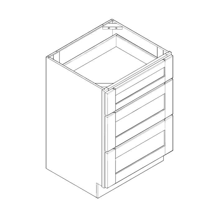 Drawer Base Cabinet (Shaker Candlelight)