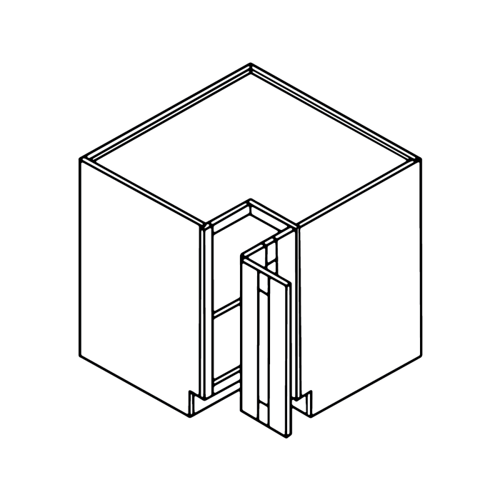 Easy Reach Base Cabinet (Shaker Candlelight)